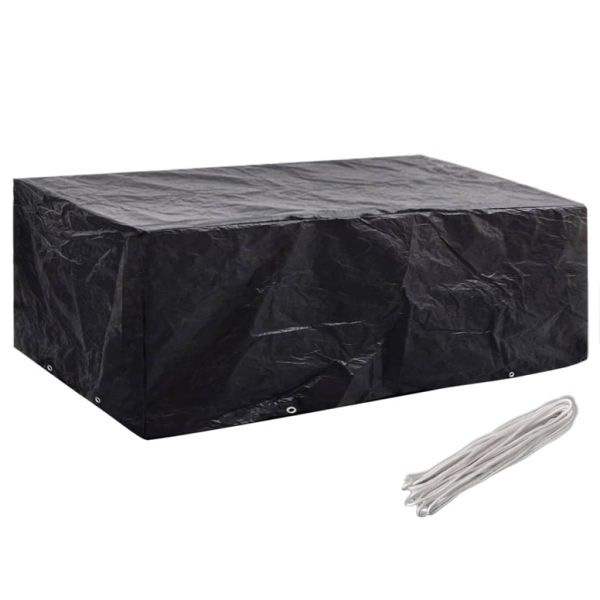 Покривала за градински мебели 2 бр 8 капси 200x160x70 см