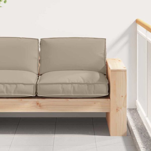 Възглавница Таупе 80 x 80 x 12 cm Оксфордска тъкан