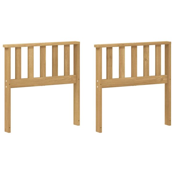 Модул с подлакътници 2 бр. Бяло 60 x 6 x 61 см