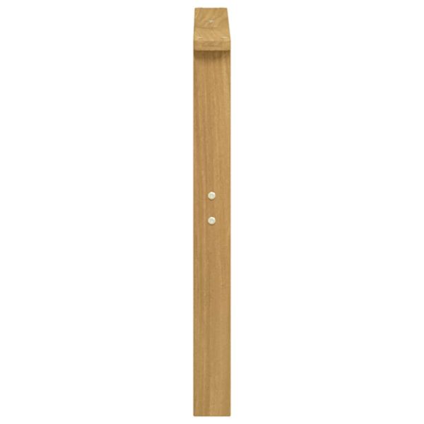 Модул с подлакътници 2 бр. Бяло 60 x 6 x 61 см