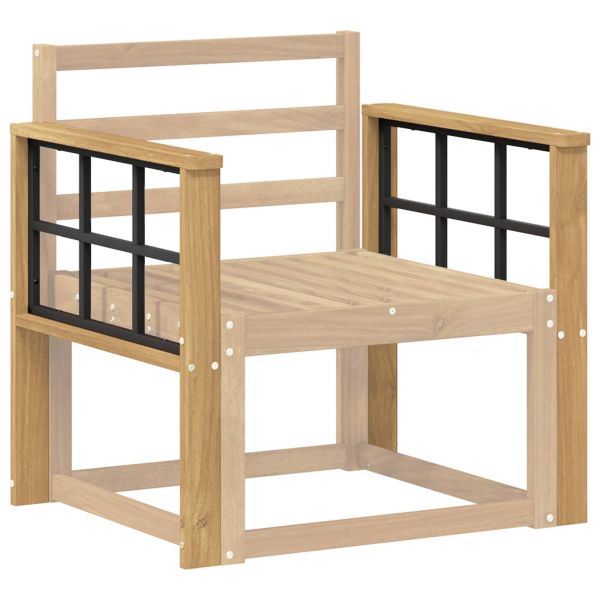 Модул с подлакътници 2 бр. Бяло 60 x 6 x 61 см