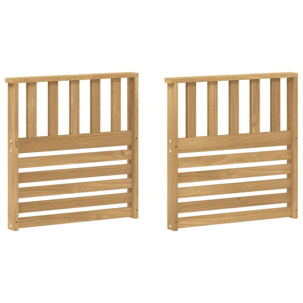 Модул с подлакътници 2 бр. Бяло 60 x 6 x 61 см