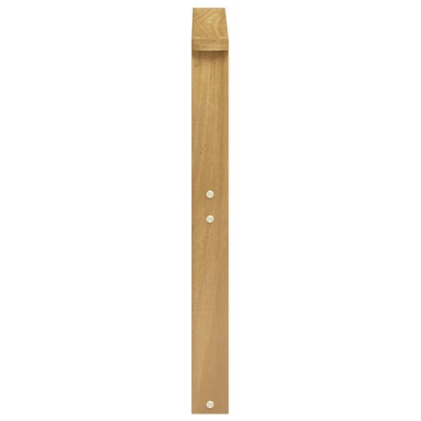 Модул с подлакътници 2 бр. Бяло 60 x 6 x 61 см