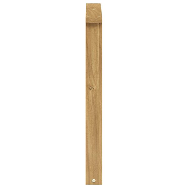 Модул с подлакътници 2 бр. Бяло 60 x 6 x 61 см