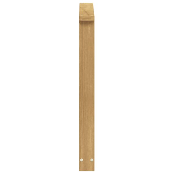 Модул с подлакътници 2 бр. Бяло 60 x 6 x 61 см