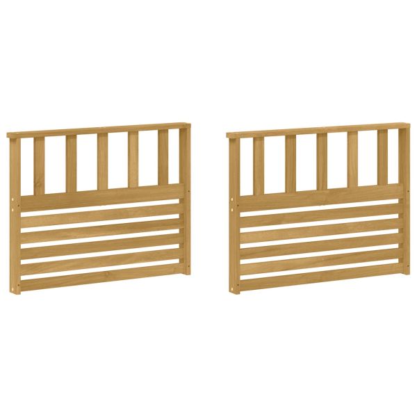 Модул с подлакътници 2 бр. Бяло 80 x 6 x 61 см