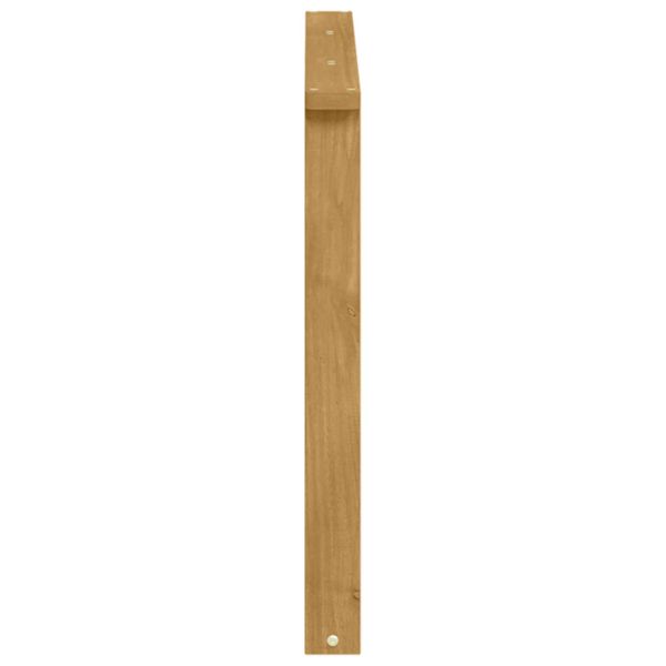 Модул с подлакътници 2 бр. Бяло 80 x 6 x 61 см