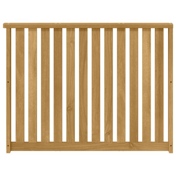 Модул с подлакътници 2 бр. Бяло 80 x 6 x 61 см