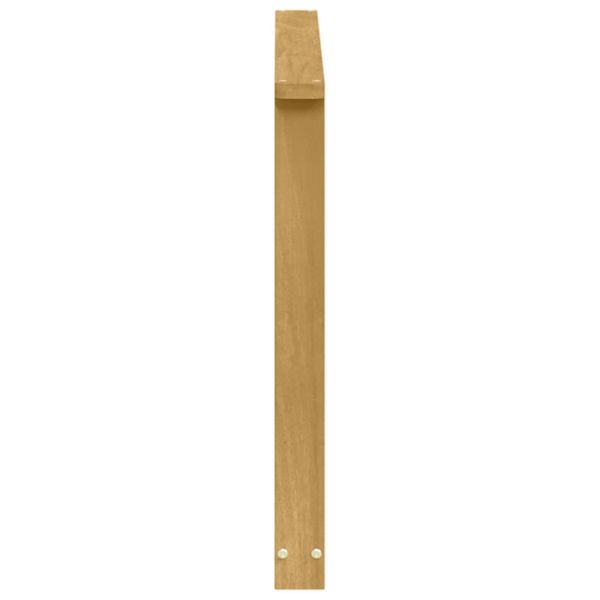 Модул с подлакътници 2 бр. Бяло 80 x 6 x 61 см