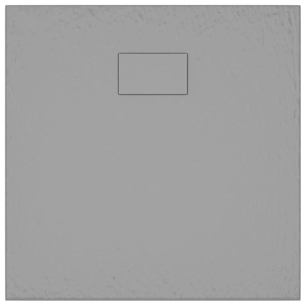 Душ корито, SMC, сиво, 90x90 см