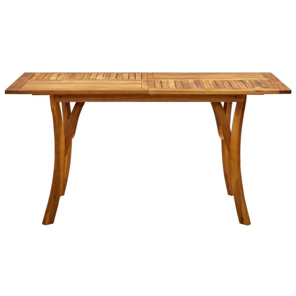 Градински трапезен комплект, 5 части, сив
