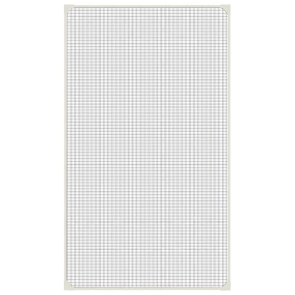Магнитна мрежа против насекоми за прозорци, бяла, 80x140 см