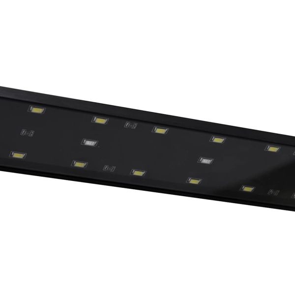 LED лампа за аквариум със скоби, 115-130 см, синьо и бяло