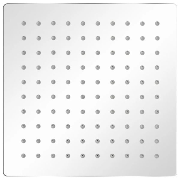 Душ пита, неръждаема стомана, квадратна форма, 20x20 cм