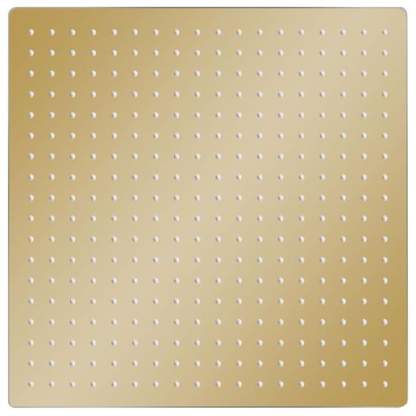Rainshower душ пита, инокс, 50x50 cм, квадратна, златиста