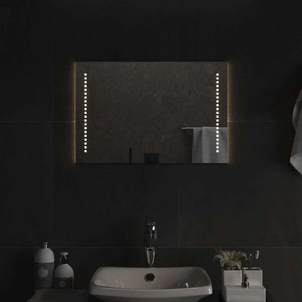 LED огледало за баня, 60x40 см