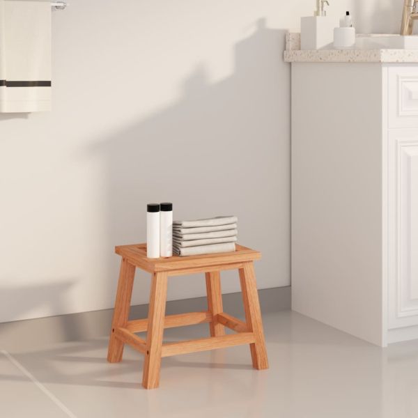 Табуретка стълба 29x22,5x25,5 см масивна орехова дървесина