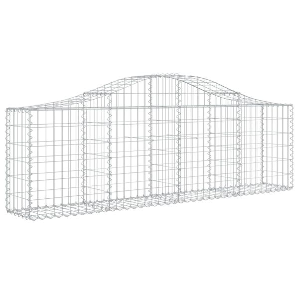 Дъговидна габионна кошница 200x30x60/80 см поцинковано желязо