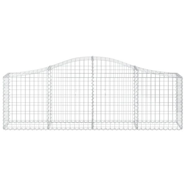 Дъговидна габионна кошница 200x30x60/80 см поцинковано желязо