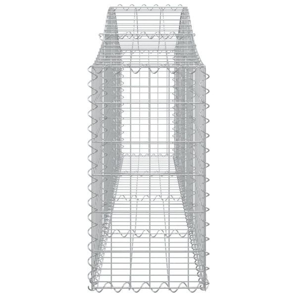 Дъговидна габионна кошница 200x30x60/80 см поцинковано желязо