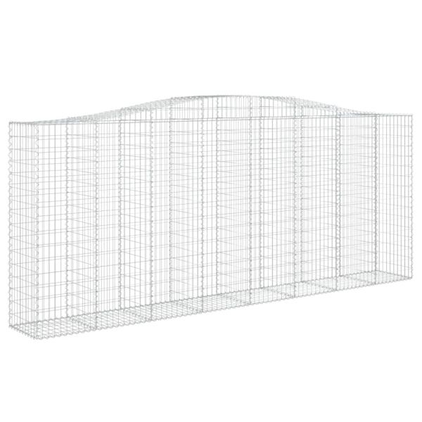 Дъговидна габионна кошница 400x50x160/180 см поцинковано желязо
