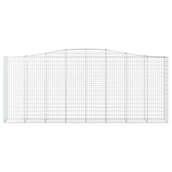 Дъговидна габионна кошница 400x50x160/180 см поцинковано желязо