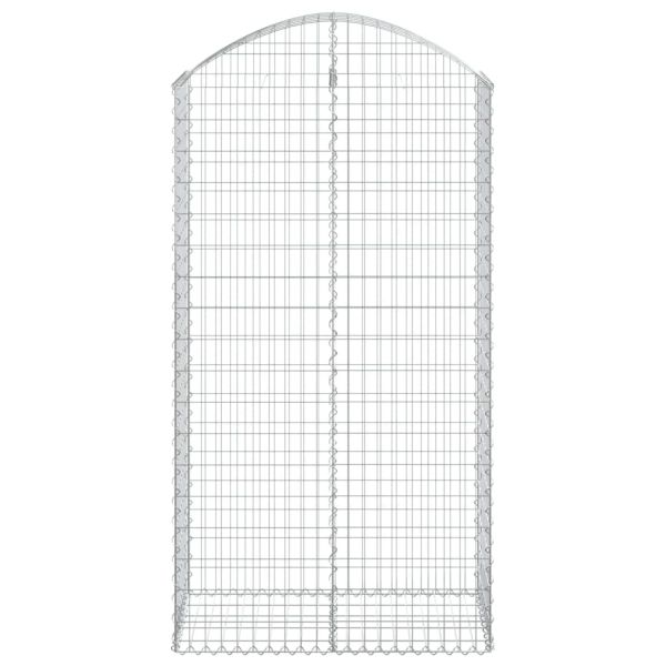 Дъговидна габионна кошница 100x50x180/200 см поцинковано желязо