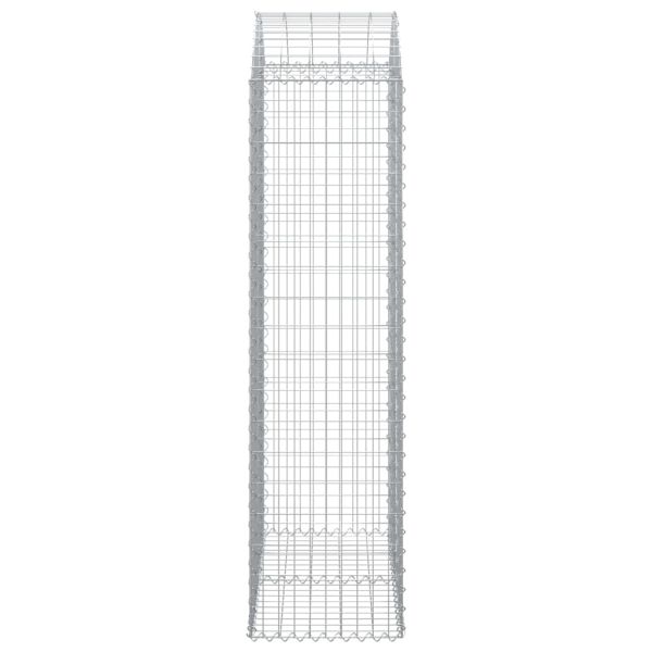 Дъговидна габионна кошница 100x50x180/200 см поцинковано желязо