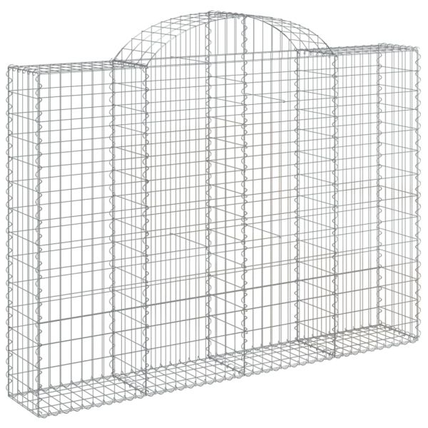 Дъговидна габионна кошница 200x30x140/160 см поцинковано желязо