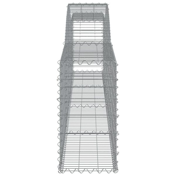 Дъговидна габионна кошница 400x30x60/80 см поцинковано желязо