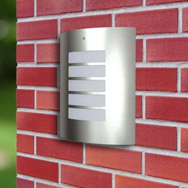 Стенни лампи от неръждаема стомана 60W – 2 броя