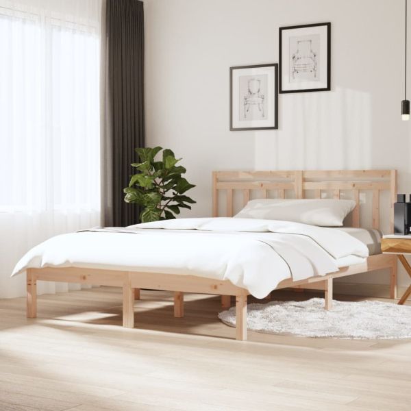 рамка за легло 150x200 см King Size масивно дърво