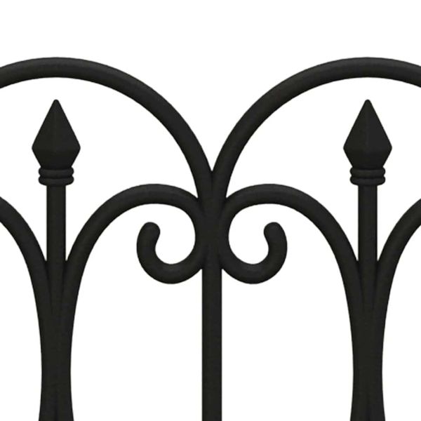 Кантове за тревни площи, 17 бр, черни, 10 м, PP