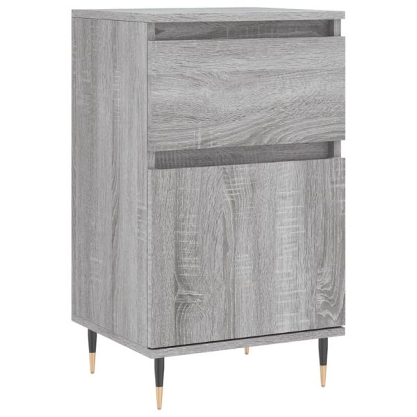 Бюфети 2 бр сив сонома 40x35x70 см инженерно дърво