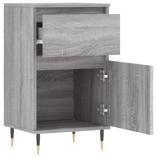 Бюфети 2 бр сив сонома 40x35x70 см инженерно дърво