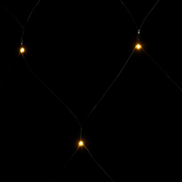 Коледна светеща мрежа топло бяла 4x4 м 544 LED закрито/открито