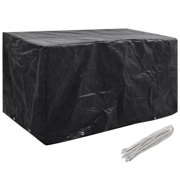 Покривала за градински мебели 2 бр 8 капси 180x70x90 см
