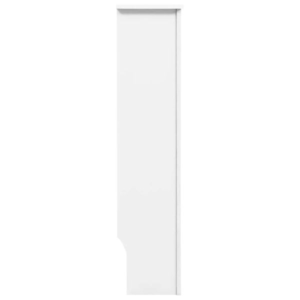 Паравани за радиатори, 2 бр, бели, 172x19x81,5 см, МДФ
