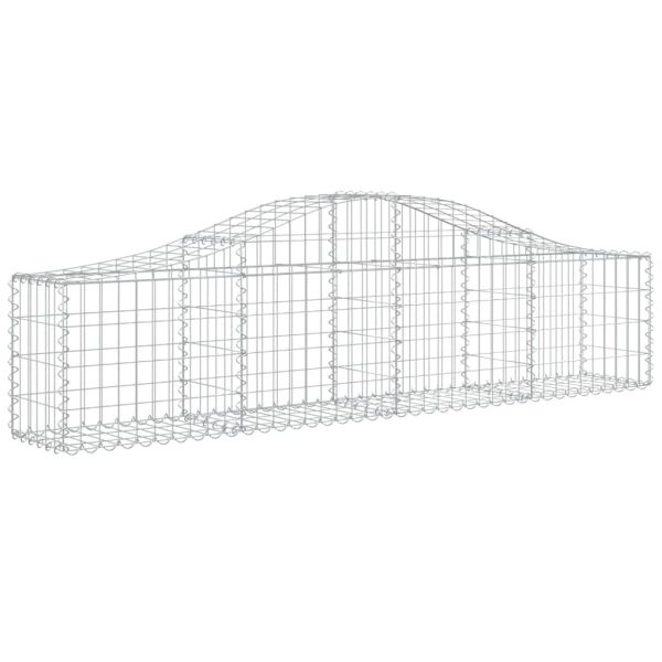 Габионни кошници арка 3 бр 200x30x40/60 см поцинковано желязо