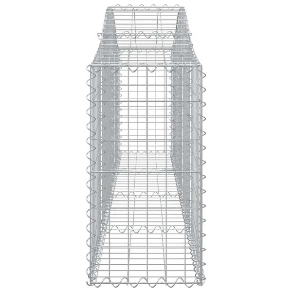 Габионни кошници арка 3 бр 200x30x60/80 см поцинковано желязо