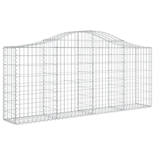 Габионни кошници арка 25 бр 200x30x80/100 см поцинковано желязо