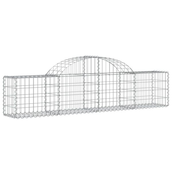 Габионни кошници арка 6 бр 200x30x40/60 см поцинковано желязо
