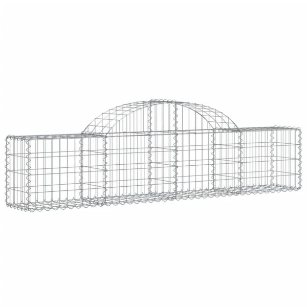 Габионни кошници арка 13 бр 200x30x40/60 см поцинковано желязо