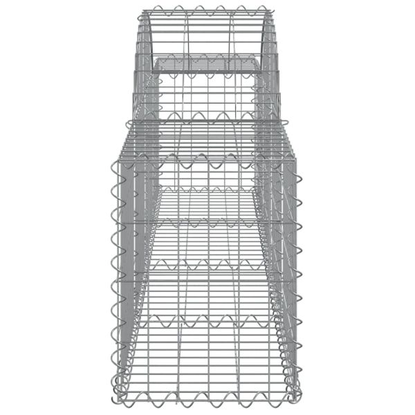 Габионни кошници арка 13 бр 200x30x40/60 см поцинковано желязо