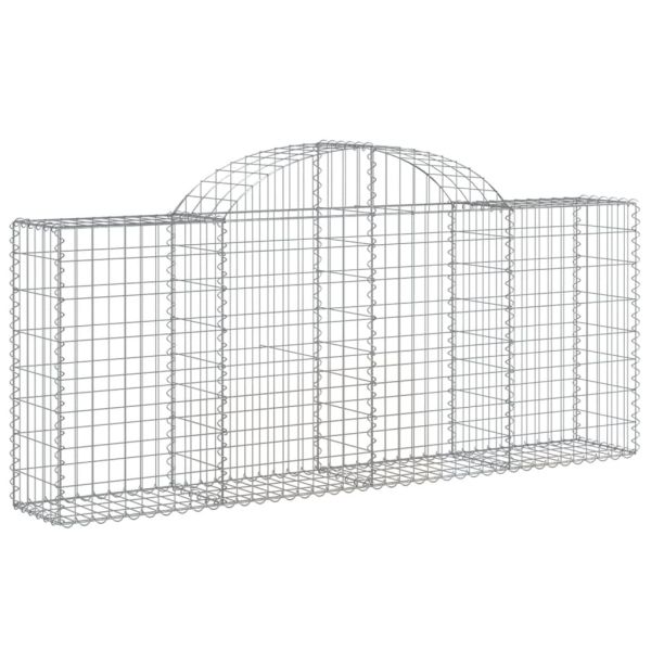 Габионни кошници арка 13 бр 200x30x80/100 см поцинковано желязо