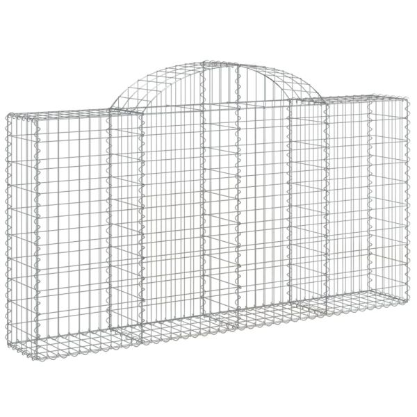 Габионни кошници арка 6 бр 200x30x100/120 см поцинковано желязо