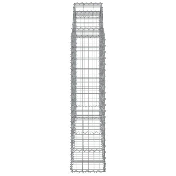 Габионни кошници арка 6 бр 200x30x120/140см поцинковано желязо