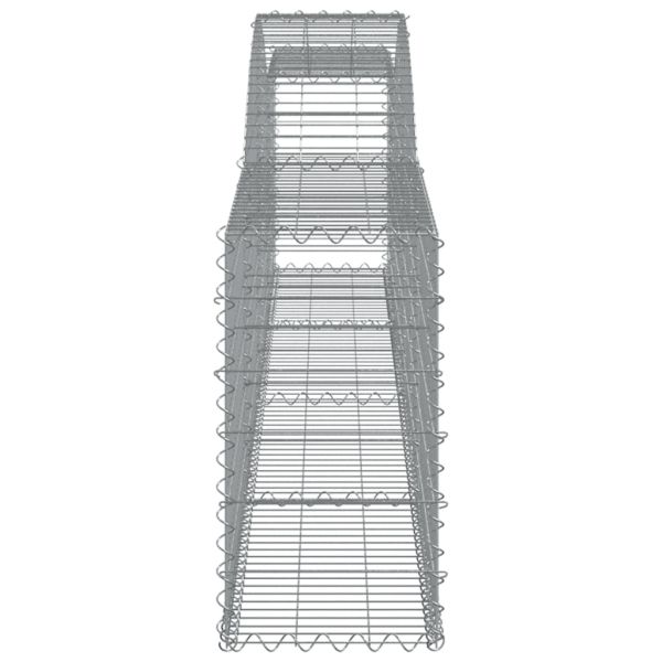 Габионни кошници арка 7 бр 400x30x60/80 см поцинковано желязо
