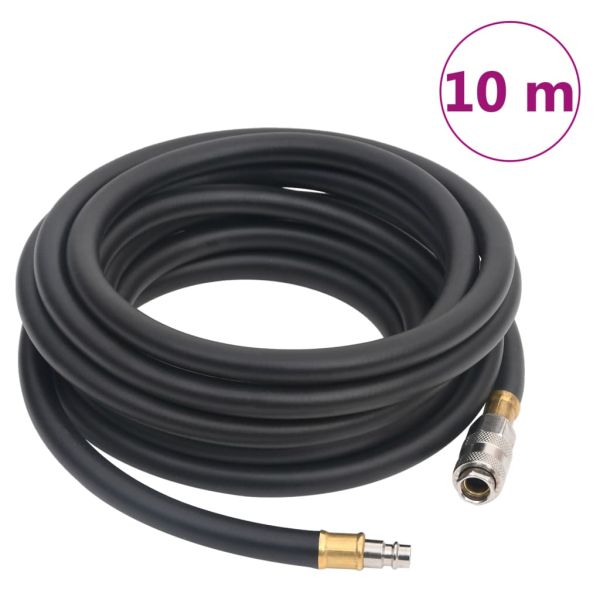 Хибриден маркуч за въздух черен 0,6" 10 м гума и PVC