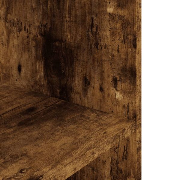Поставка за аквариум опушен дъб 75x36x72,5 см инженерно дърво